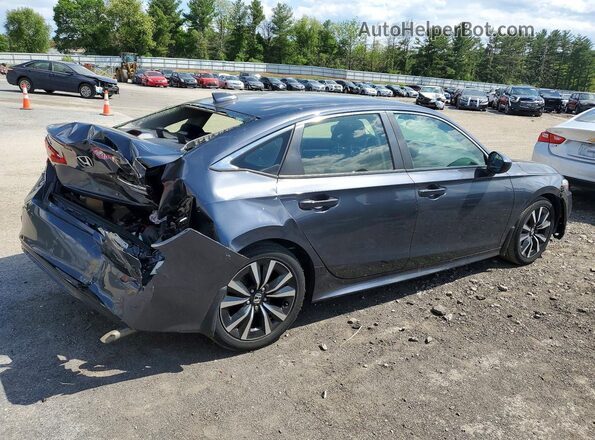 JHMFE1F71NX006943 2022 HONDA CIVIC Серый Задняя правая четверть