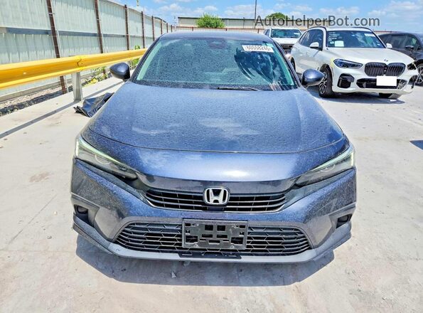 JHMFE1F73NX007186 2022 HONDA CIVIC Blue Դիմացի տեսք