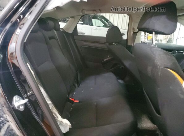 JHMFE1F75NX002586 2022 HONDA CIVIC Black Rear seats view