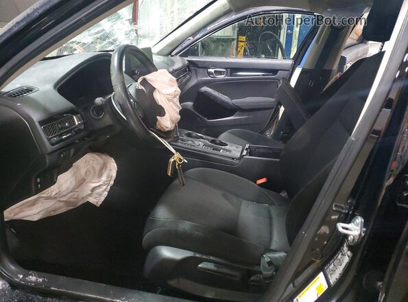 JHMFE1F75NX002586 2022 HONDA CIVIC Black Front interior view