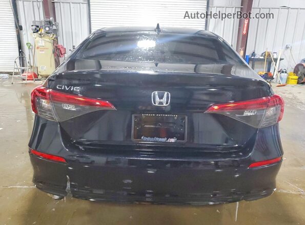 JHMFE1F75NX002586 2022 HONDA CIVIC Black Rear view