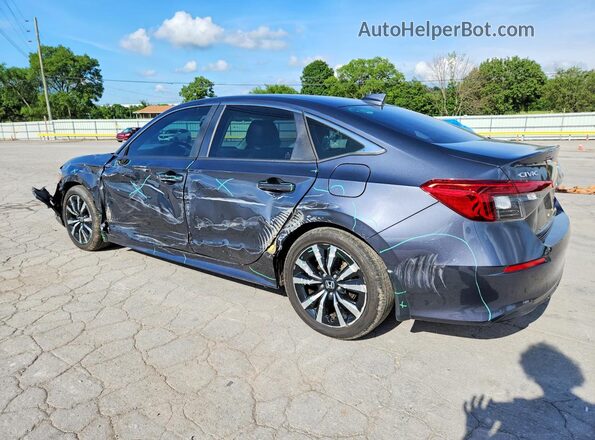 JHMFE1F76NX001950 2022 HONDA CIVIC Черный Задняя левая четверть