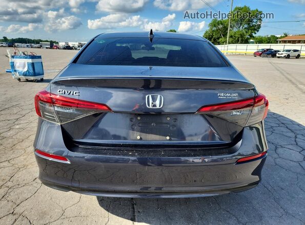 JHMFE1F76NX001950 2022 HONDA CIVIC Черный Вид сзади