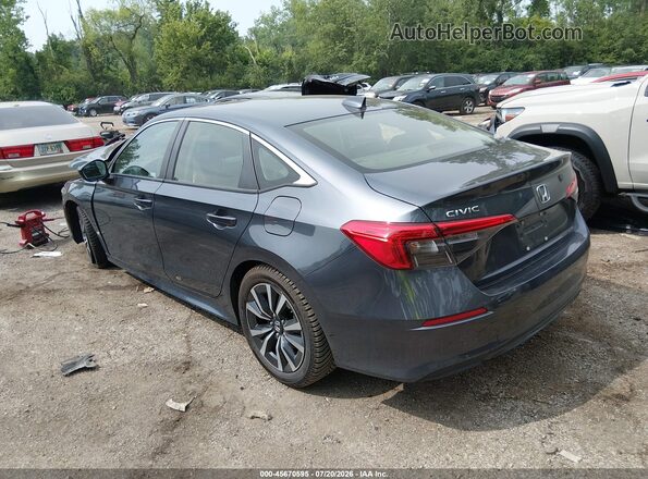 JHMFE1F76NX004489 2022 HONDA CIVIC Gray Հետևի ձախ