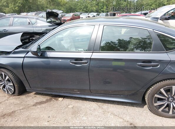 JHMFE1F76NX004489 2022 HONDA CIVIC Gray Սալոնի 360 աստիճան տեսք