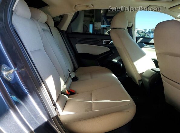 JHMFE1F77NX004159 2022 HONDA CIVIC Gray Vista de los asientos traseros