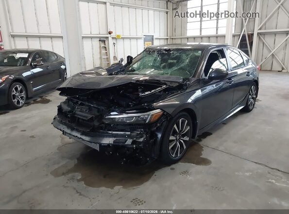 JHMFE1F79NX004812 2022 HONDA CIVIC Gray Передня ліва чверть