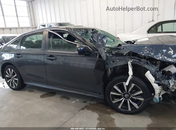 JHMFE1F79NX004812 2022 HONDA CIVIC Gray Вид щитка приладів
