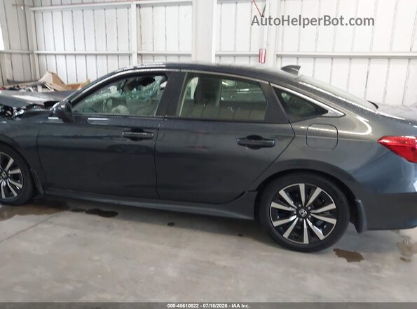 JHMFE1F79NX004812 2022 HONDA CIVIC Gray Вид задньої частини салону