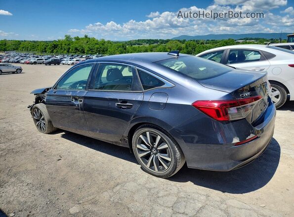 JHMFE1F79NX010156 2022 HONDA CIVIC Gray Задня ліва чверть