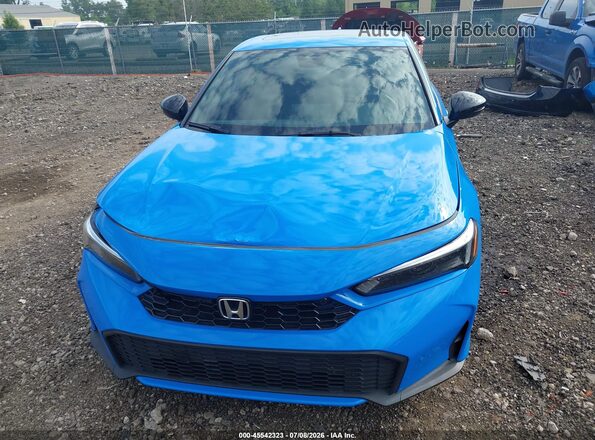 JHMFL4H90SX005588 2025 HONDA CIVIC Light Blue Вид щитка приладів