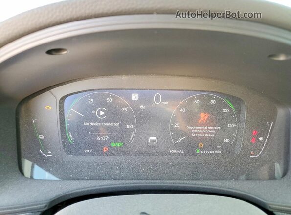 JHMFL4H91SX002845 2025 HONDA CIVIC Black Սարքավորումների վահանակի տեսք
