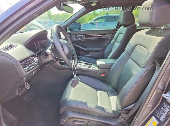 JHMFL4H92SX000795 2025 HONDA CIVIC Gray Widok wnętrza z przodu