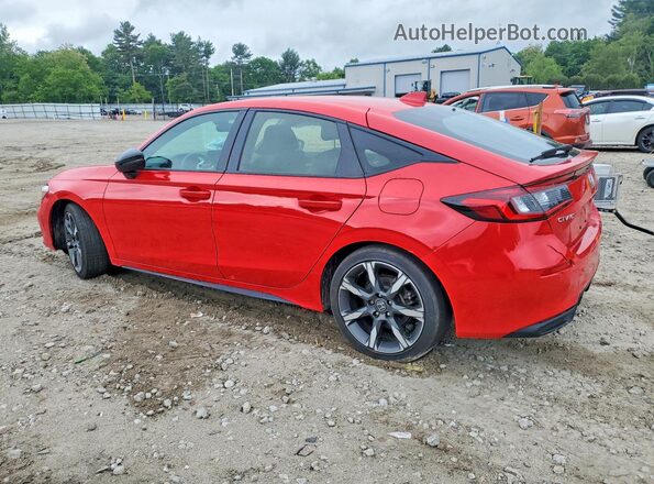 JHMFL4H93SX002748 2025 HONDA CIVIC Red Trasero izquierdo
