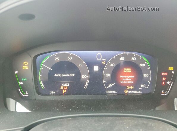 JHMFL4H94SX004766 2025 HONDA CIVIC Red Вид щитка приладів