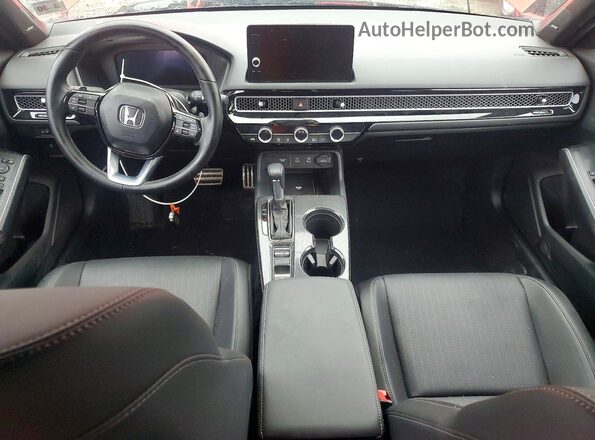 JHMFL4H94SX004766 2025 HONDA CIVIC Red Вид панелі приладів