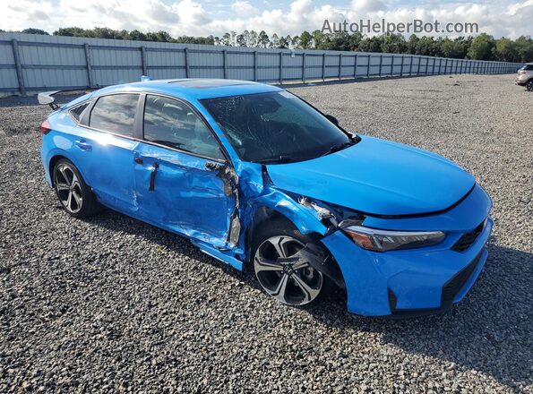 JHMFL4H95SX002864 2025 HONDA CIVIC Blue Передня права чверть