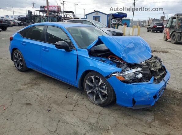 JHMFL4H99SX002222 2025 HONDA CIVIC Blue Delantero derecho