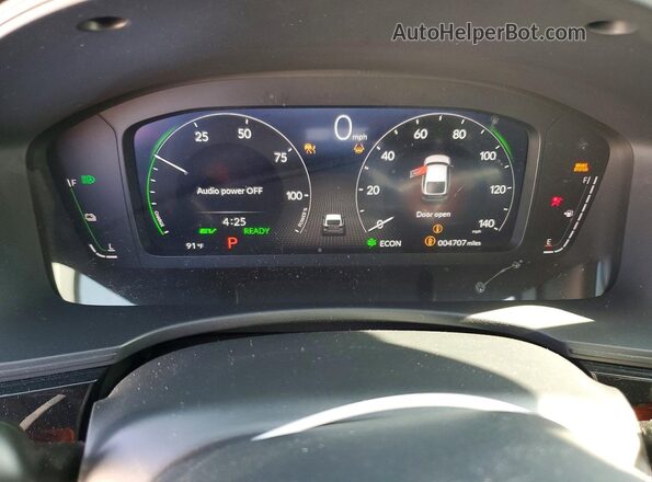 JHMFL4H9XSX002620 2025 HONDA CIVIC Gray Vista del cuadro de instrumentos