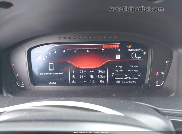 JHMFL5G44SX001846 2025 HONDA CIVIC White Вид задніх сидінь