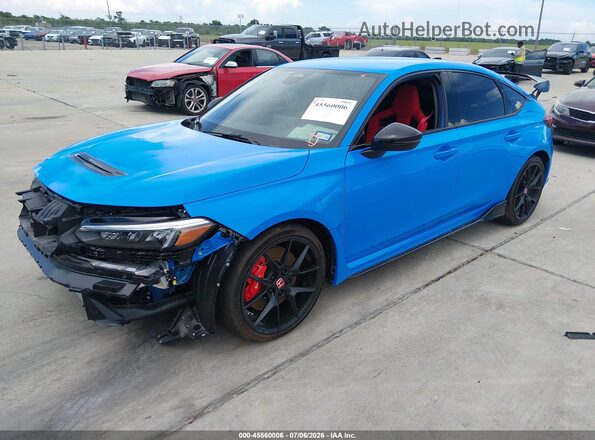 JHMFL5G44SX007906 2025 HONDA CIVIC Blue Vista tres cuartos delantera izquierda