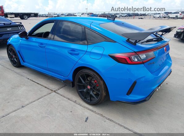 JHMFL5G44SX007906 2025 HONDA CIVIC Blue Trasero izquierdo