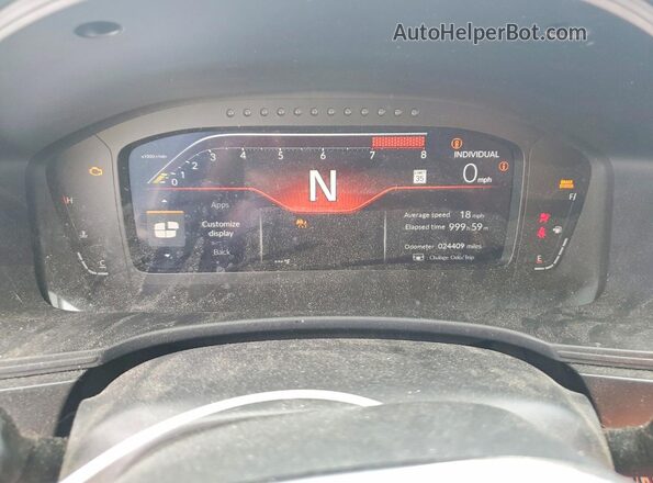 JHMFL5G46RX002121 2024 HONDA CIVIC White ხელსაწყოთა პანელის ხედი