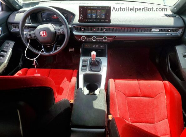 JHMFL5G46RX002121 2024 HONDA CIVIC White წინა პანელის ხედი