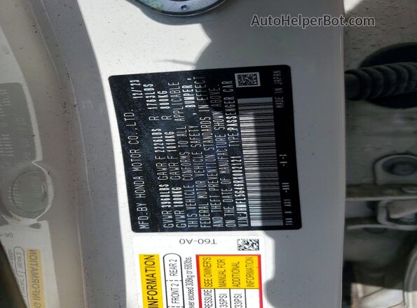 JHMFL5G46RX002121 2024 HONDA CIVIC White ძრავის განყოფილების ხედი