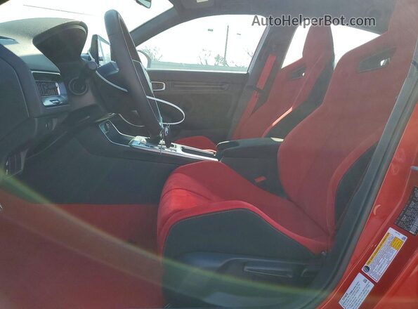 JHMFL5G47SX008113 2025 HONDA CIVIC Red Вид салону спереду