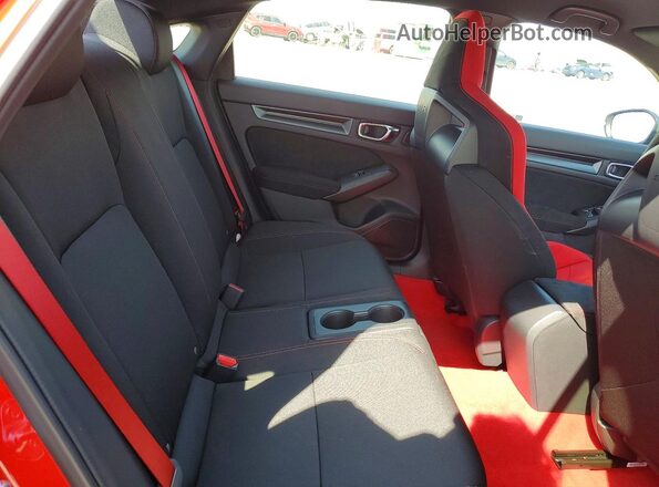 JHMFL5G47SX008113 2025 HONDA CIVIC Red Вид задніх сидінь
