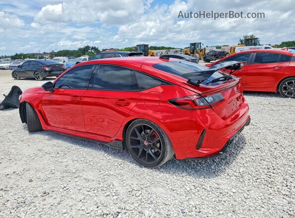 JHMFL5G49SX002877 2025 HONDA CIVIC Красный Задняя левая четверть