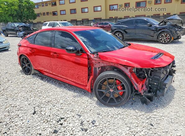 JHMFL5G49SX002877 2025 HONDA CIVIC Красный Передняя правая четверть