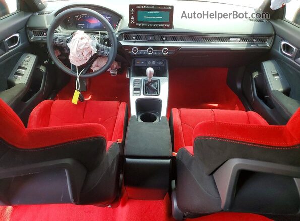 JHMFL5G49SX002877 2025 HONDA CIVIC Красный Вид панели приборов