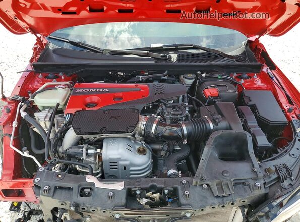 JHMFL5G49SX002877 2025 HONDA CIVIC Красный Вид задней части салона