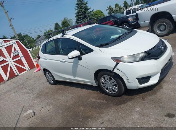 JHMGK5H50GX033666 2016 HONDA FIT White უკანა სალონის ხედი