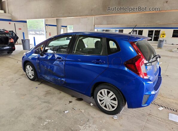 JHMGK5H51GS012290 2016 HONDA FIT Blue Rear left
