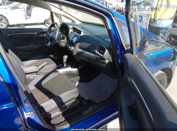 JHMGK5H52GS006644 2016 HONDA FIT Blue Widok wnętrza z przodu