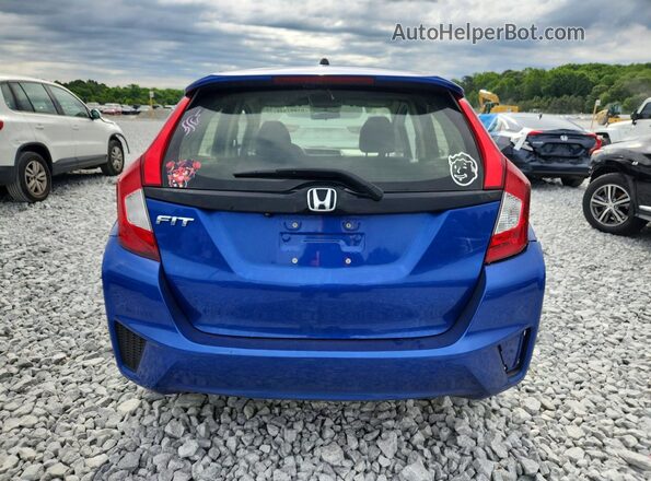 JHMGK5H54GX016384 2016 HONDA FIT Синий Вид сзади