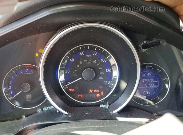 JHMGK5H56GS015086 2016 HONDA FIT Silver Սարքավորումների վահանակի տեսք