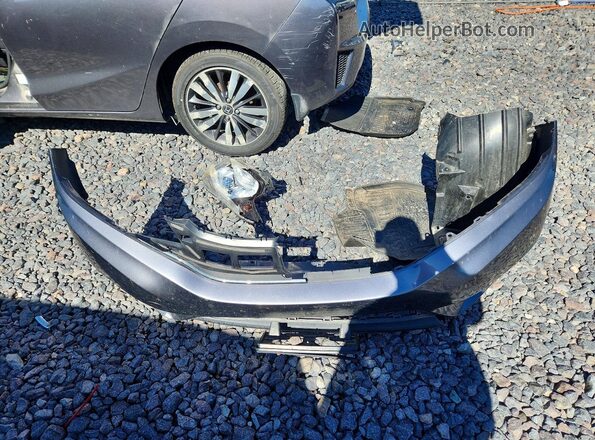 JHMGK5H71GS002893 2016 HONDA FIT Gray ძრავის განყოფილების ხედი