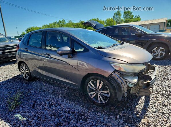 JHMGK5H71GS002893 2016 HONDA FIT Gray წინა მარჯვენა