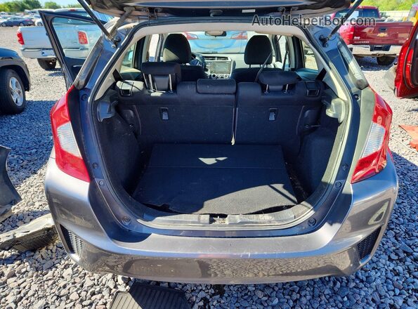 JHMGK5H71GS002893 2016 HONDA FIT Gray უკანა ხედი