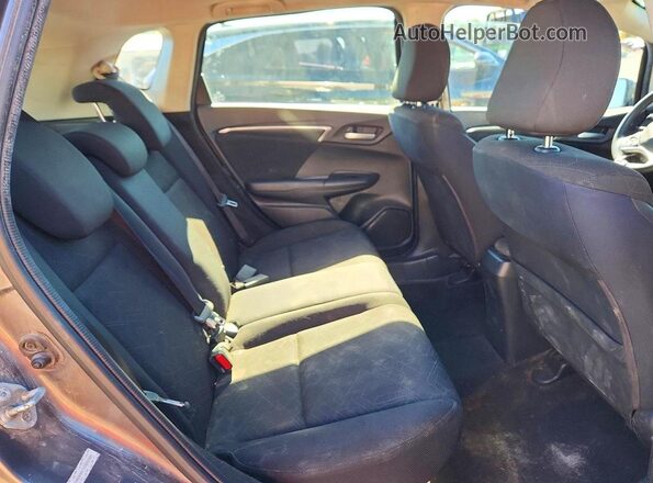 JHMGK5H71GS002893 2016 HONDA FIT Gray უკანა სავარძლების ხედი