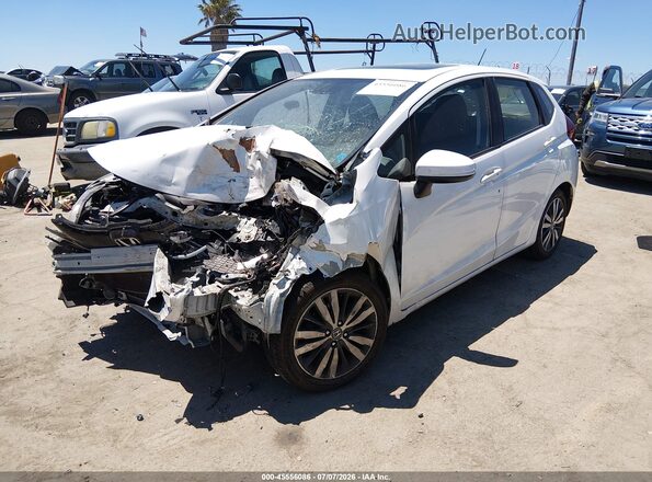 JHMGK5H72GS007987 2016 HONDA FIT Белый Передняя левая четверть