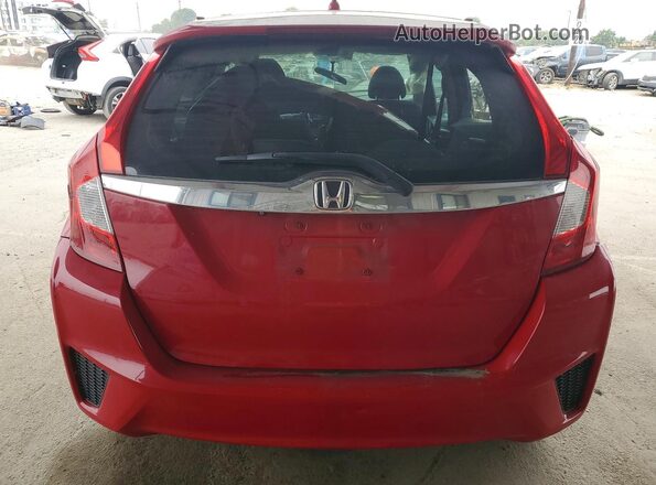 JHMGK5H73HS022225 2017 HONDA FIT Red უკანა ხედი