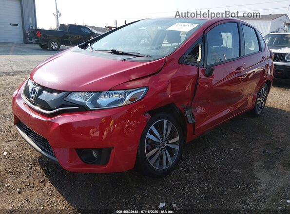 JHMGK5H76HS015012 2017 HONDA FIT Red წინა მარცხენა ხედი სამი მეოთხედიდან