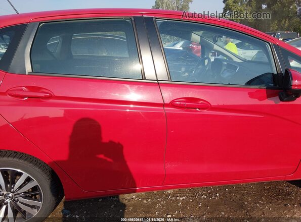 JHMGK5H76HS015012 2017 HONDA FIT Red უკანა სალონის ხედი
