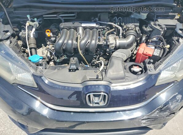 JHMGK5H79GX035255 2016 HONDA FIT Blue Rear interior view