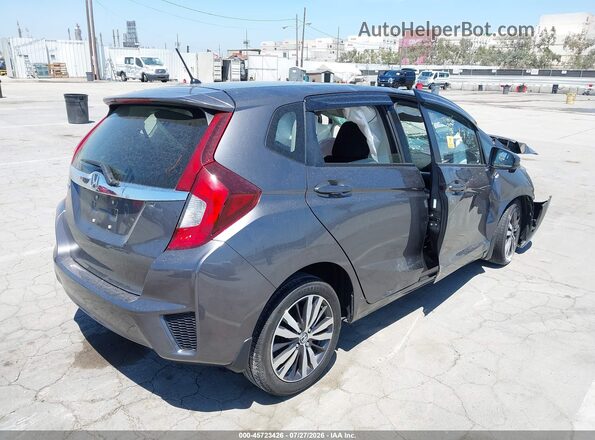 JHMGK5H7XHS000433 2017 HONDA FIT Gray Задня права чверть